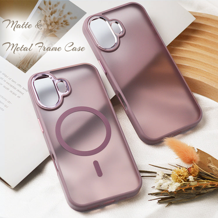 【マットで上品な質感】Metal-Hole iPhoneケース MagSafe対応