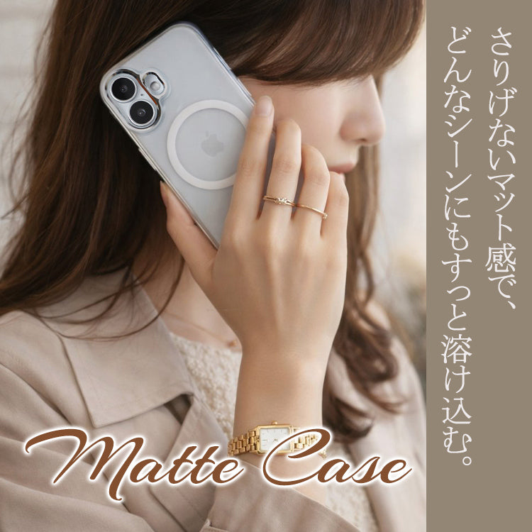 【マットで上品な質感】Metal-Hole iPhoneケース MagSafe対応