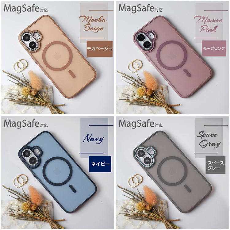 【マットで上品な質感】Metal-Hole iPhoneケース MagSafe対応