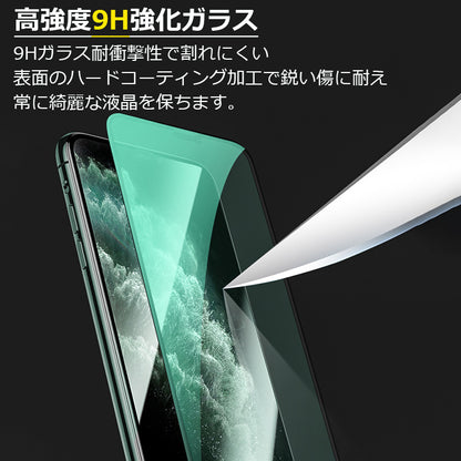 【反射防止/指紋防止】iPhone ガラスフィルム 保護フィルム