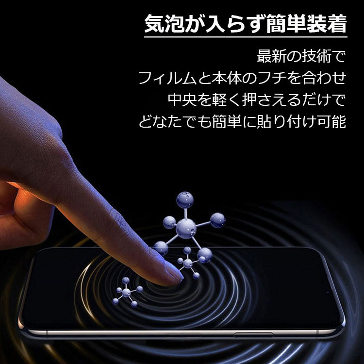 【反射防止/指紋防止】iPhone ガラスフィルム 保護フィルム