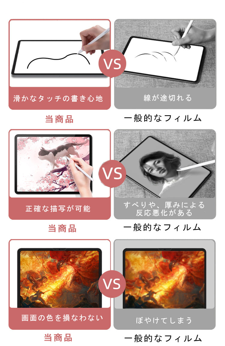 【紙のような書き心地】ペーパーライク フィルム iPad 保護フィルム 2025 新型