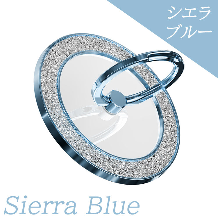 【360°回転スタンド 強力磁気吸着】Magsafe対応 スマホリング スマホ リング iPhone16 iPhone15 iPhone14 13 Pro ホールドリング スマートフォン リング付き スタンド機能 マグネット搭載 落下防止 スリム 軽量薄型 かわいい おしゃれ 韓国 キラキラ