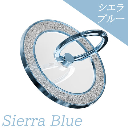 【360°回転スタンド 強力磁気吸着】Magsafe対応 スマホリング スマホ リング iPhone16 iPhone15 iPhone14 13 Pro ホールドリング スマートフォン リング付き スタンド機能 マグネット搭載 落下防止 スリム 軽量薄型 かわいい おしゃれ 韓国 キラキラ