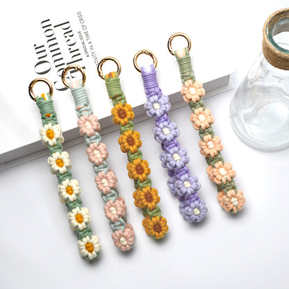 【 ハンドストラップ フラワー手編み】スマホストラップ 花 ハンドストラップ 花柄 ハンド ストラップ フラワー編み スマホ ストラップ 手首 ペンラストラップ ペンライト ストラップ ホルダー 手作り ハンドメイド 韓国 おしゃれ かわいい SNS 人気
