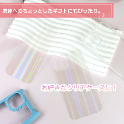 iPhone17 ケース iPhone16e iPhone16 ケース iPhone14 iPhone15 ケース iPhone12 iPhone13 mini ケース iPhone17 Air Pro Max Plus ケース iPhone SE 第3世代 iPhone11 iPhoneケース クリア インナーシート ホログラム オーロラ キラキラ カスタマイズ アレンジ かわいい